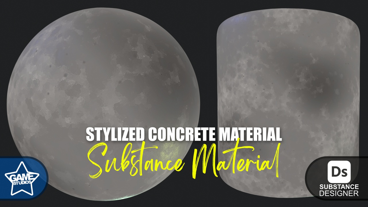 Media 1 for listing Stylized Concrete Material 01