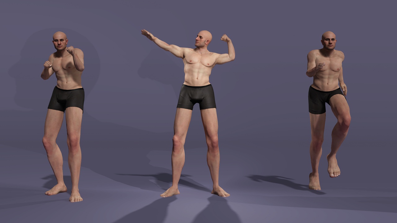 Media 1 for listing Stylized Long Leg Creature Character Full Body Rigged Game 风格  化长腿怪人全身绑定动画游戏就绪