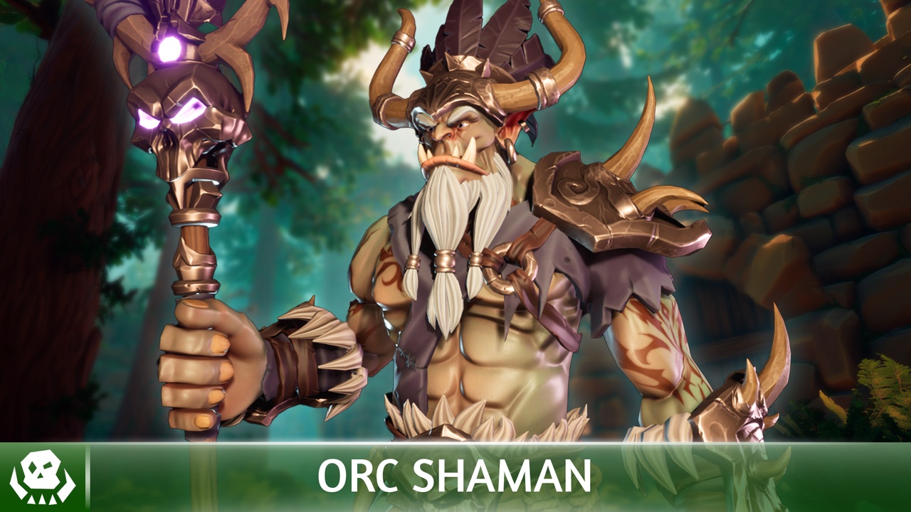 Media 1 for listing Stylized Orc Shaman