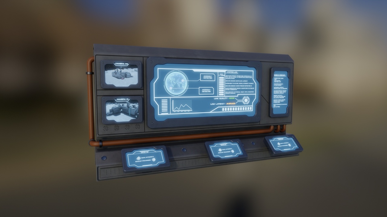 Media 1 for listing Sci-fi Computer console