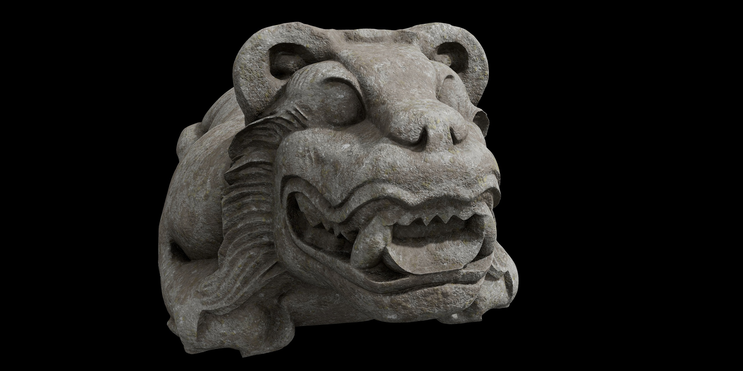 Media 1 for listing Aztec Jaguar Sculpture