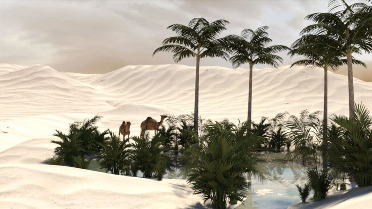 Media 1 for listing Desert Oasis 3D Model