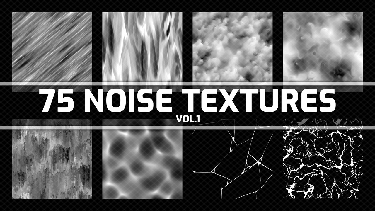 Media 1 for listing Noise Texture Pack - 75 Tiling Textures for VFX & Shaders - Vol.1