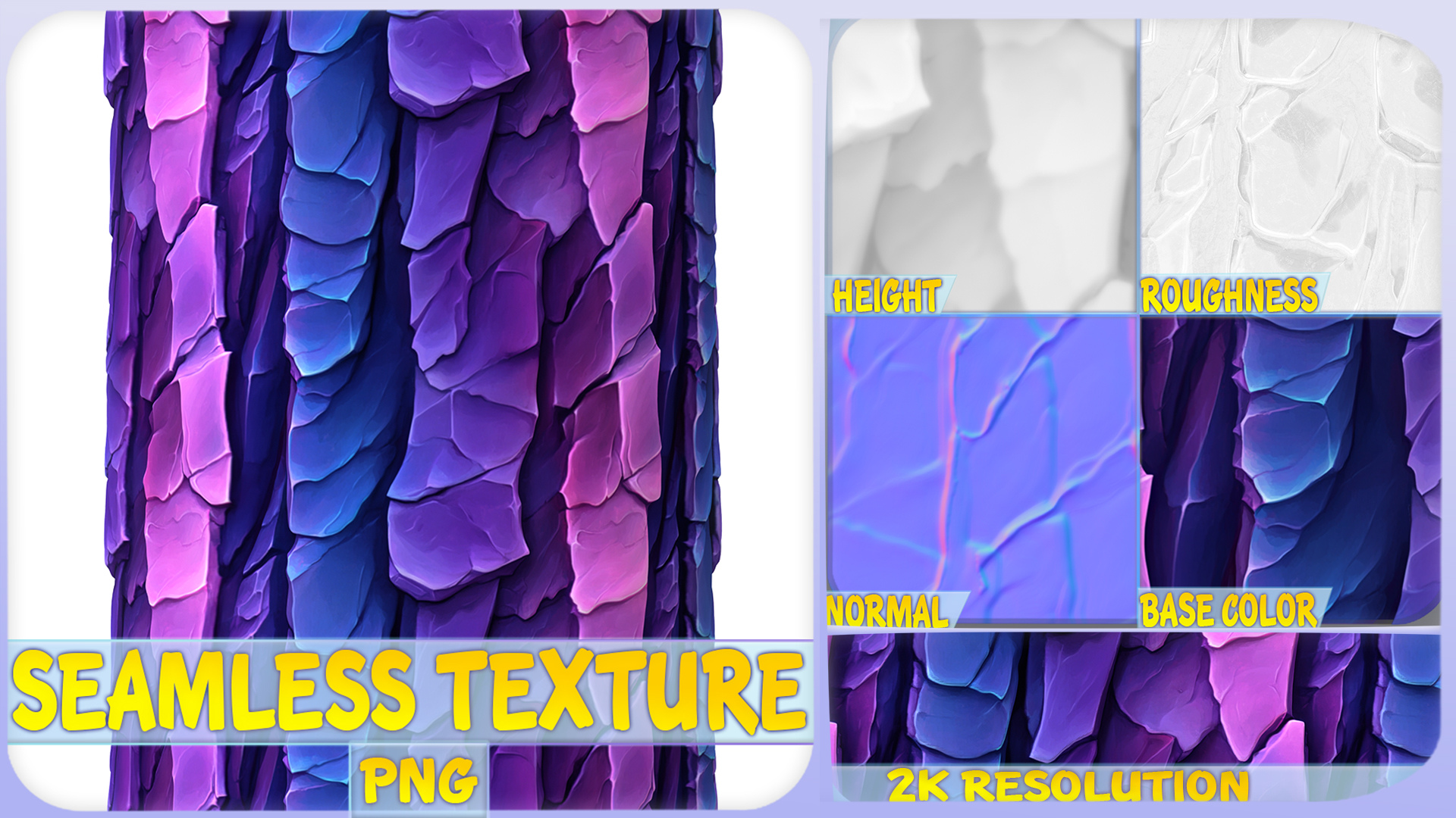 Stylized Stone Seamless Texture | Fab