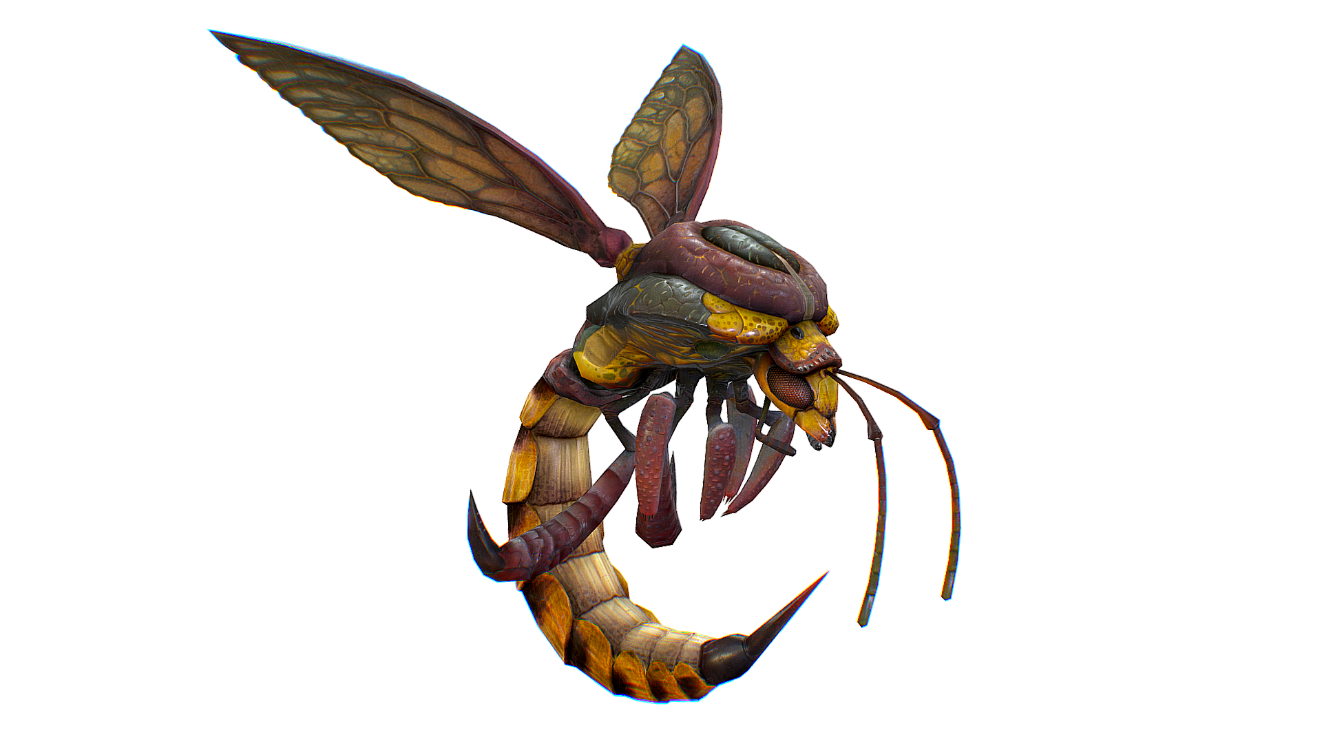 Giant Bee Insect Monster Bug Beetle Animal Creature Mutant Yellow ...