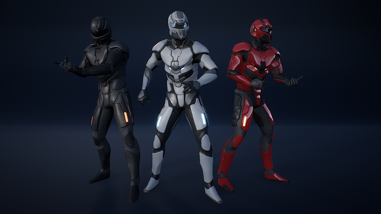 Media 1 for listing Sci-Fi Character Pack