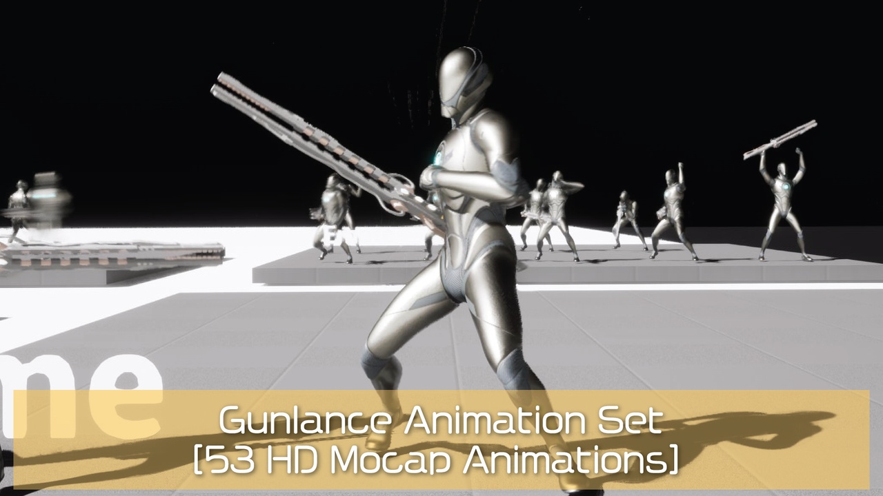 Gunlance Animation [53 HD Mocap Animations] | Fab