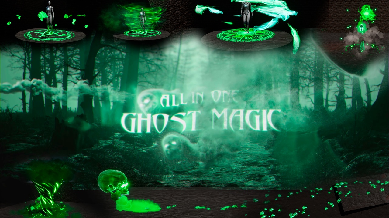 Media 1 for listing Ghost Magic All In One - VFX for Undead creature's
