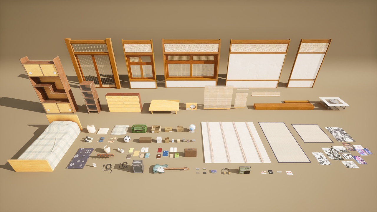 Media 1 for listing Modular Japanese Room Interior