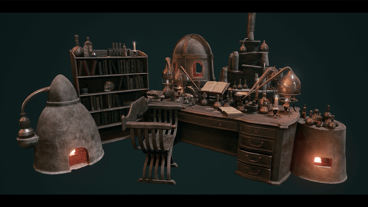 Medieval Alchemist 제품 등록을 위한 미디어 1개
