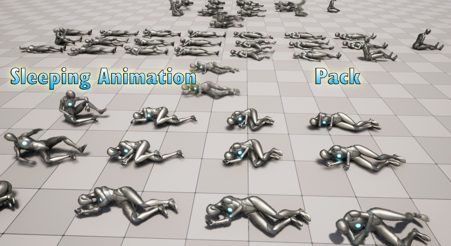 Sleeping Animation Simple Sleeping Animations Pack | Fab