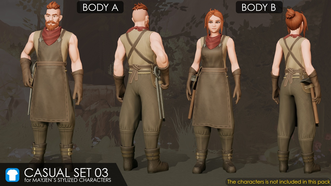 Media 1 for listing Casual set 03 Blacksmith