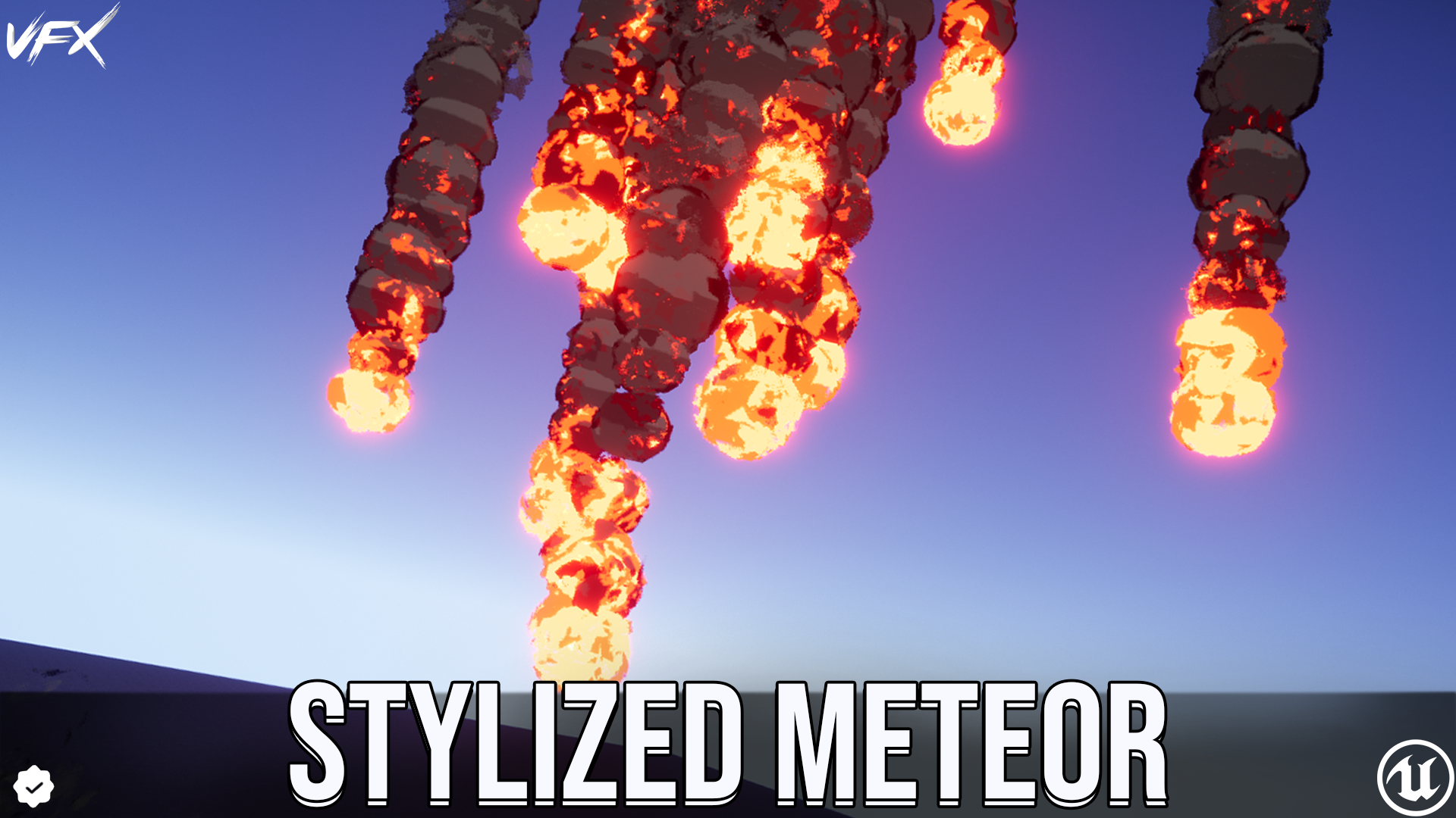 Stylized meteor Attack VFX | Fab