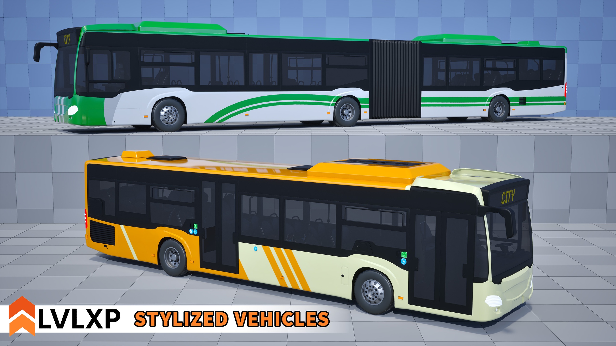 Media 1 for listing Stylized Drivable Vehicles - City Bus "Overdue"