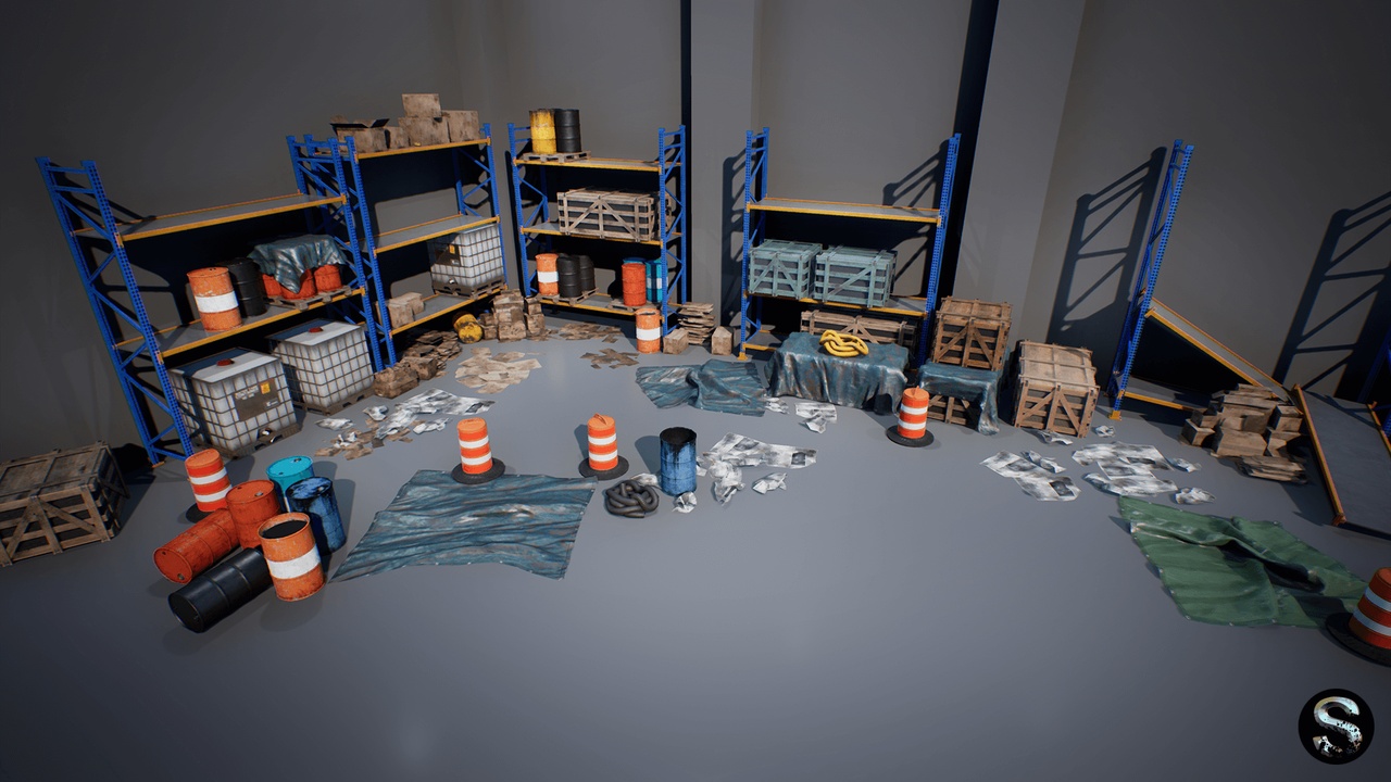 Media 1 for listing Industry Props Pack 6