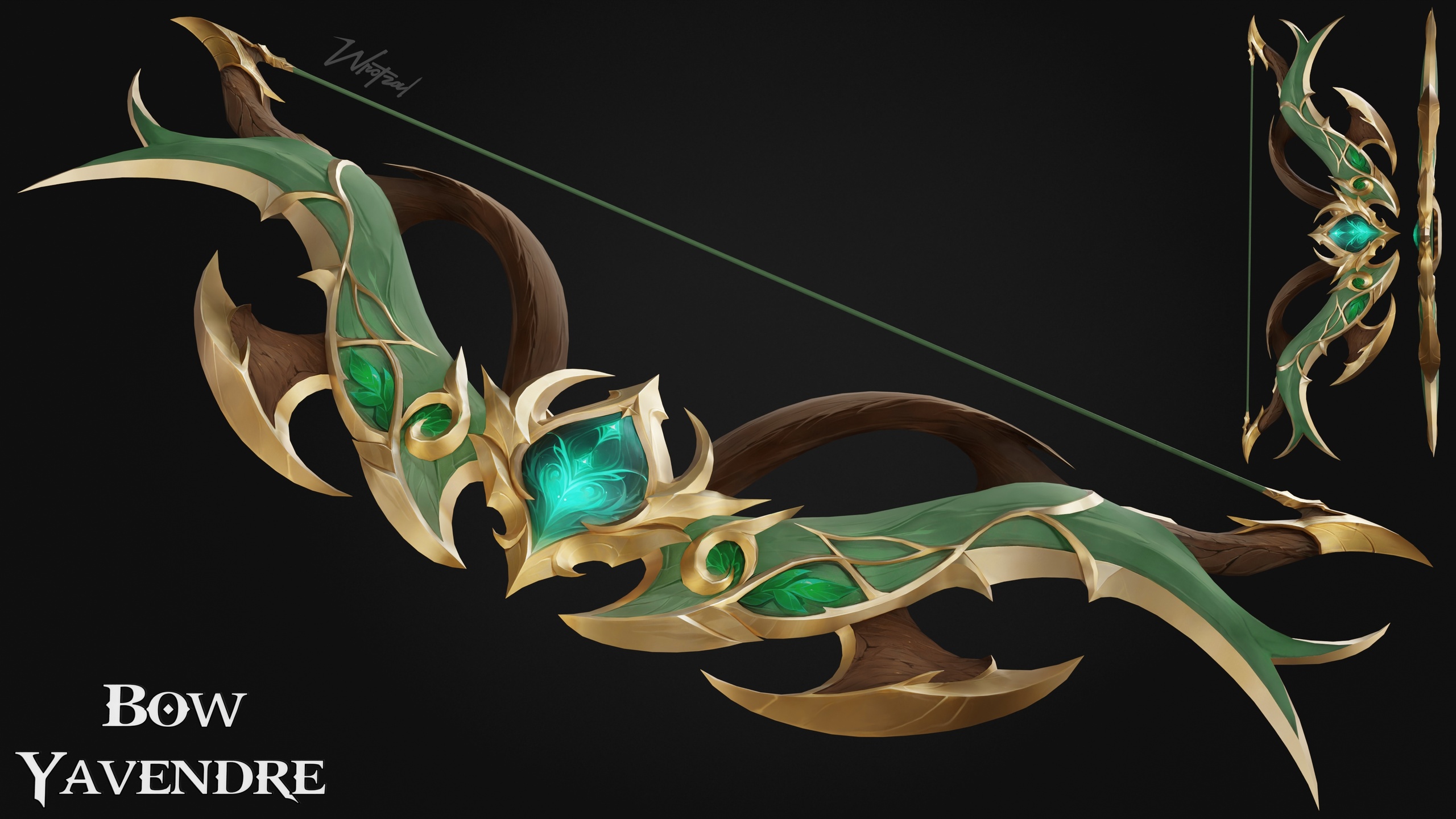 Media 1 for listing Bow Yavendre [Stylized Fantasy]