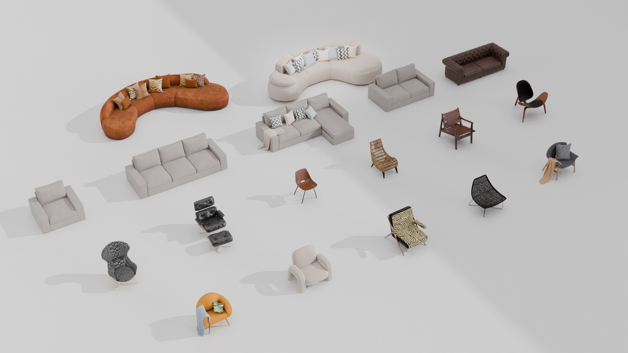 Media 1 for listing Sofas, Armchairs and chairs PACK