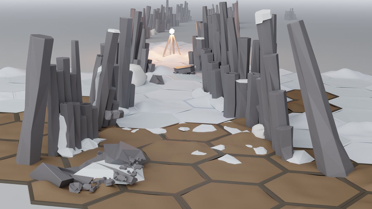 Media 1 for listing Icelandic Biome Pack: Modular Basalt & Snow Toolkit