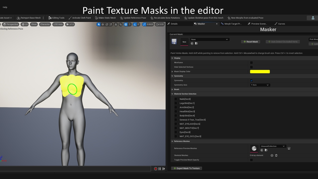 Media 1 for listing Masker - Unreal Texture Mask Editor and Painter