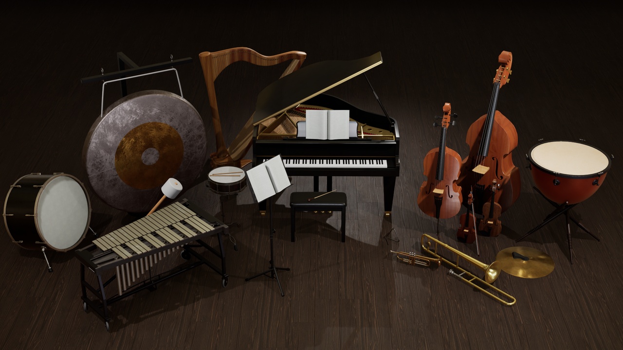 Media 1 for listing Orchestra Props Set