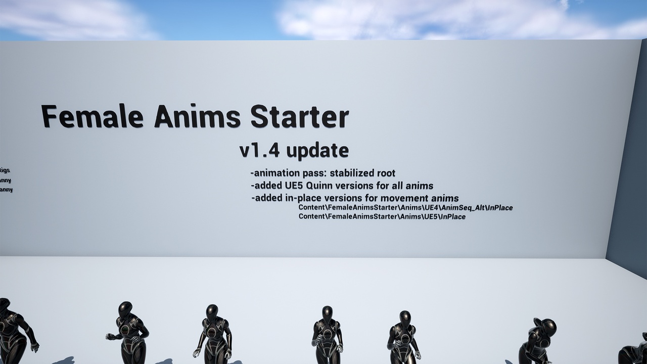 Media 1 for listing Female Anims Starter