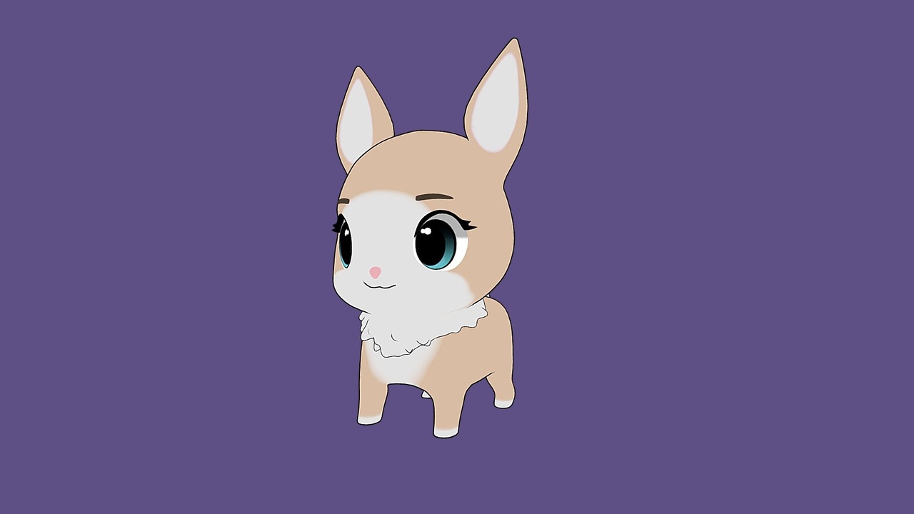 Media 1 for listing Stylized Toon Rabbit