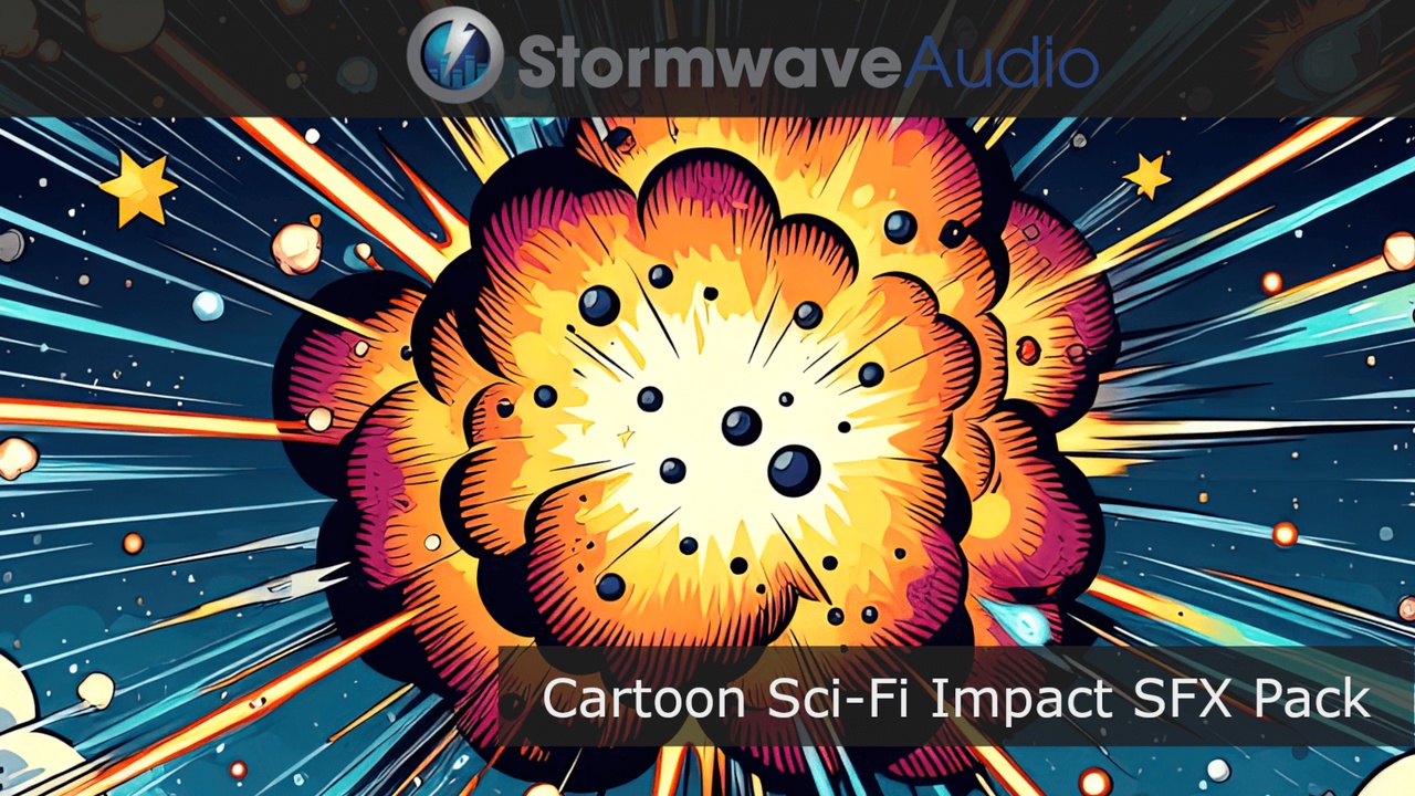 Media 1 for listing Cartoon Sci-Fi Impact Sound Effects Pack