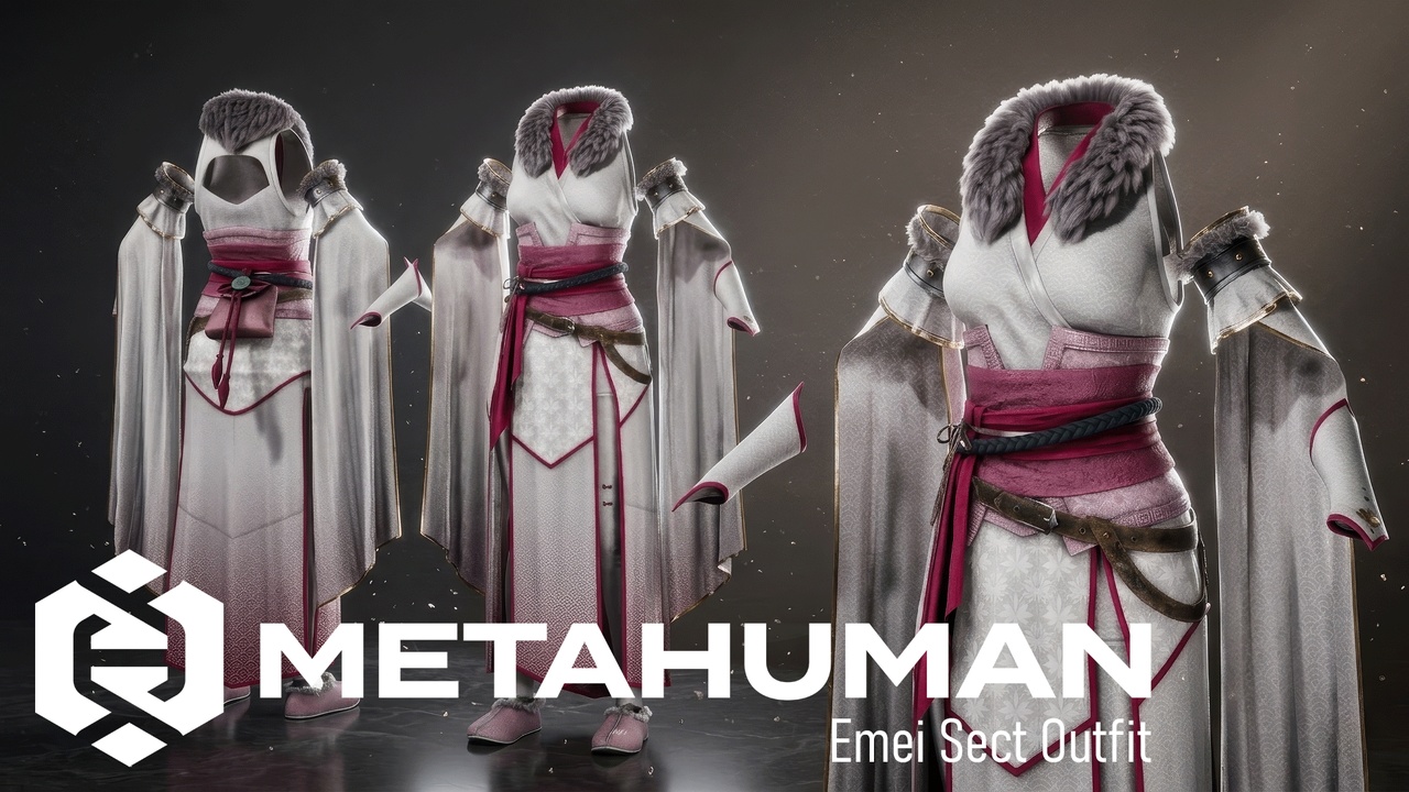 Media 1 for listing MHC: Emei Sect | Metahuman Outfit