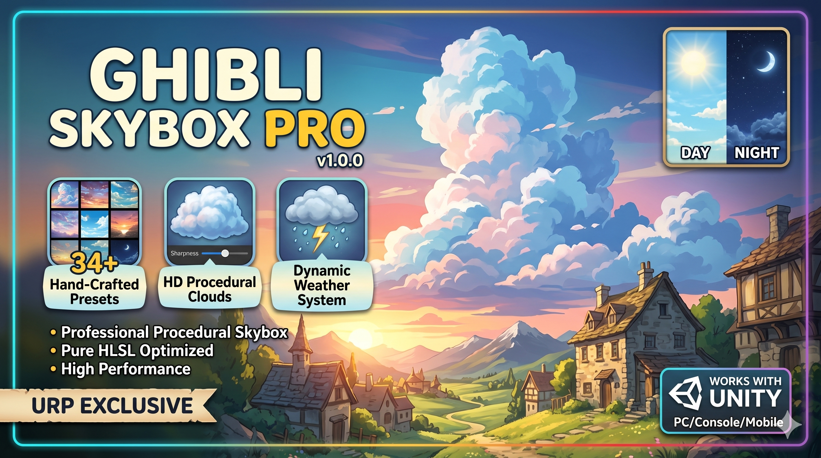 Ghibli Skybox Pro | Fab