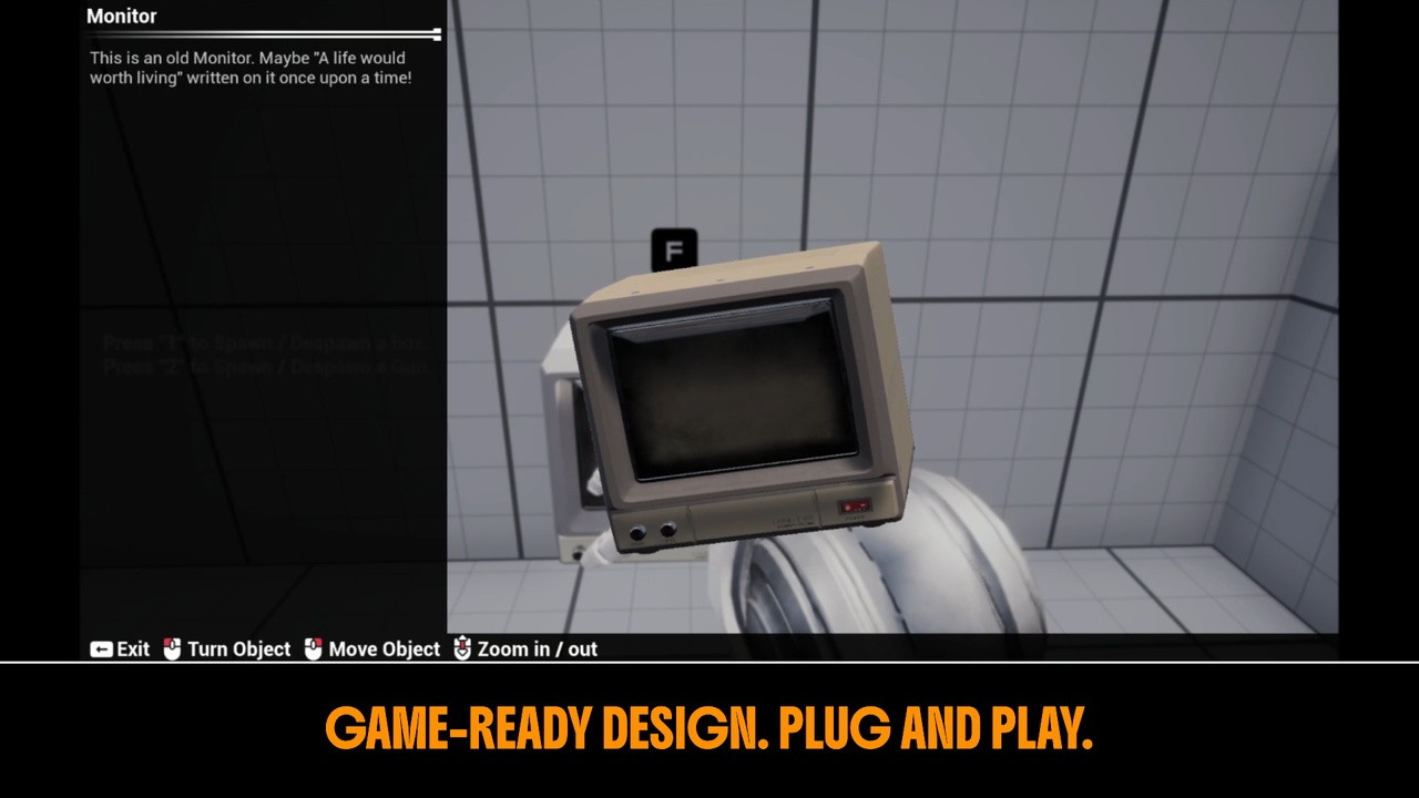Media 1 for listing Object Inspection System / Tool With Hand IK for Adventure Games