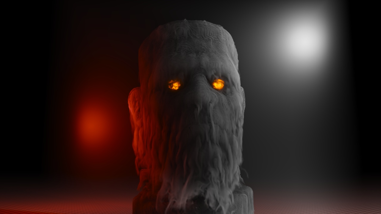 Media 1 for listing Scary Statue Vdb Effects Pack Loop