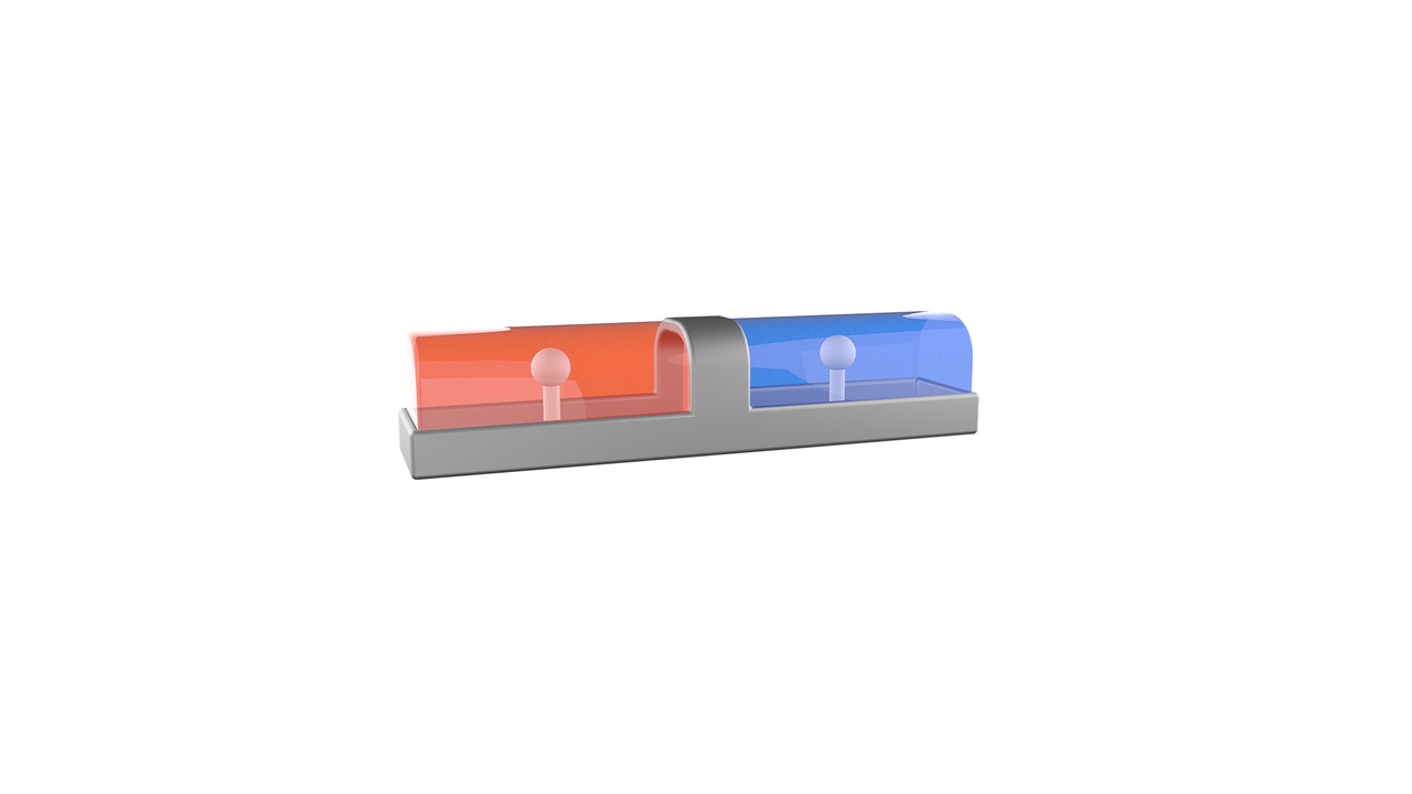 Media 1 for listing Red and Blue Police Light
