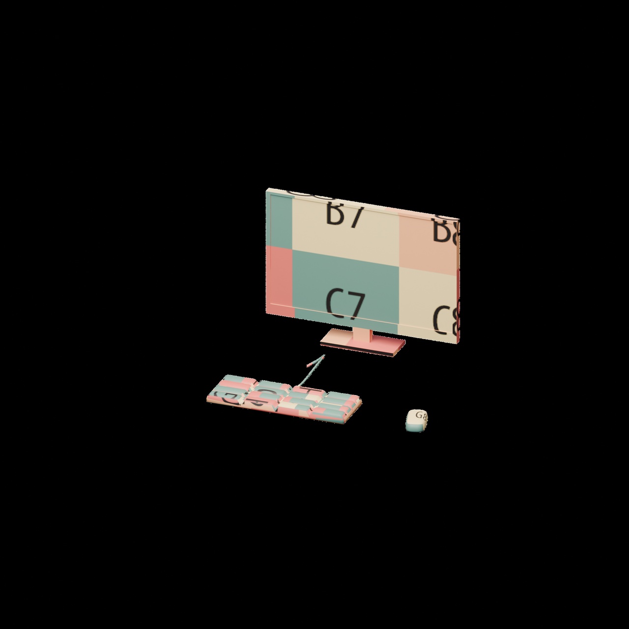 Media 1 for listing Computer Lowpoly