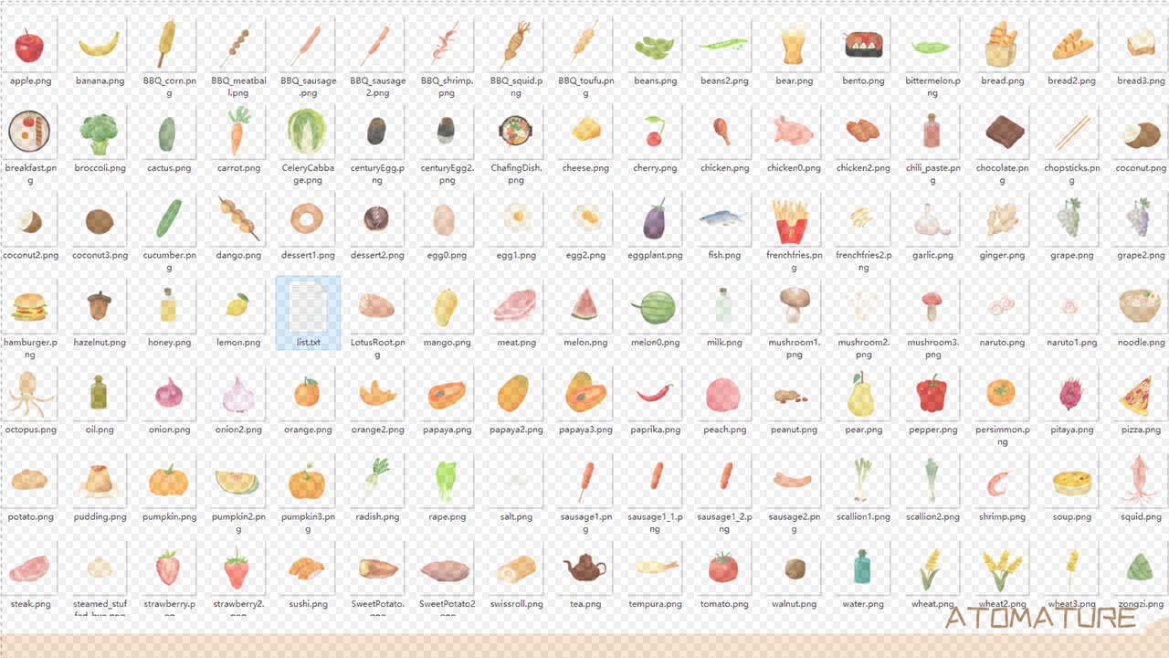 Media 1 for listing Hand-Painted Food