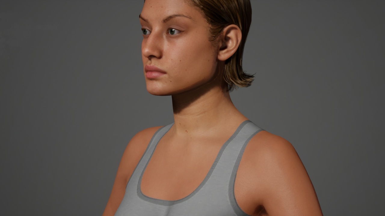 Media 1 for listing Realistic Female NPC MetaHuman for Cinematic & Games – Jesica