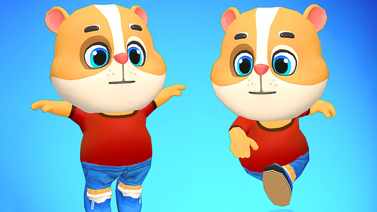 Media 1 for listing Hamster Guinea Pig Animated Rigged