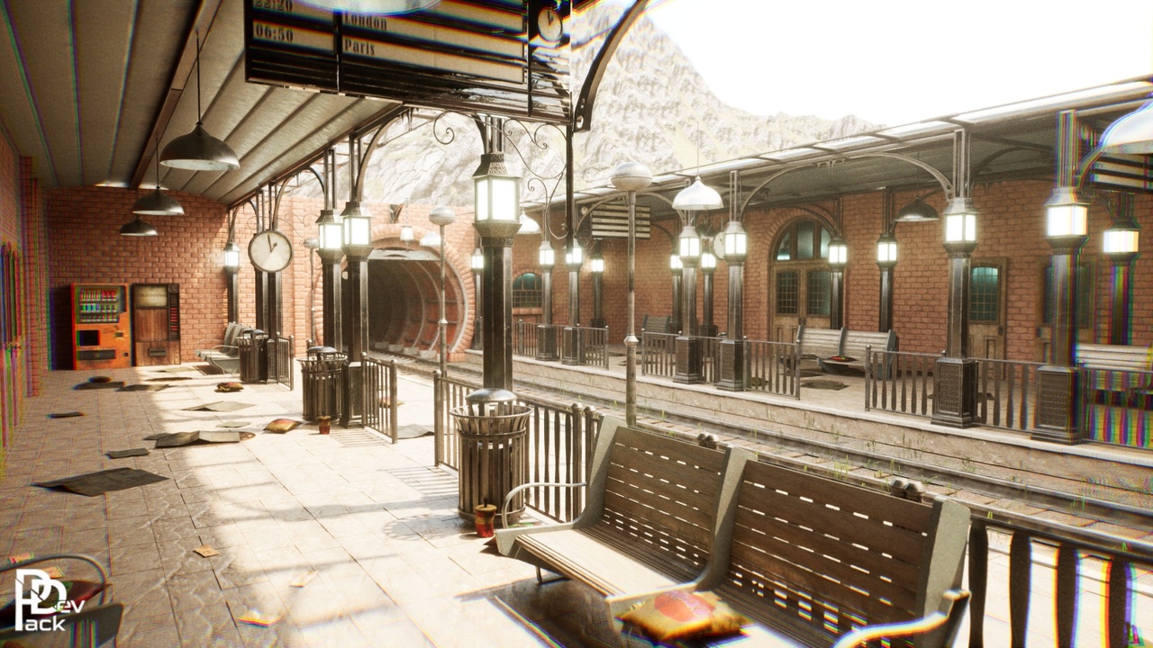 Train Station / 61 Assets | Fab
