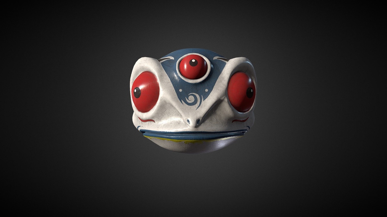 Media 1 for listing Japanese frog Mask 06