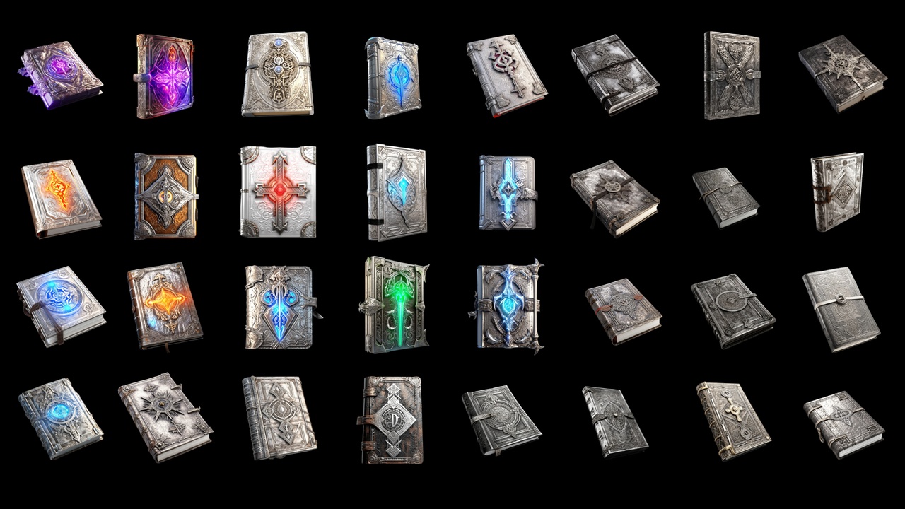 Media 1 for listing Silver Books V2 - Icon Pack