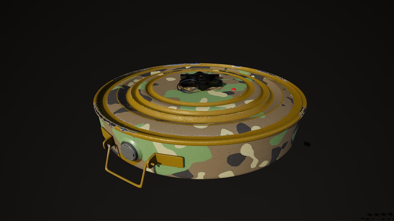 Media 1 for listing Anti-tank mine TM46 woodland color