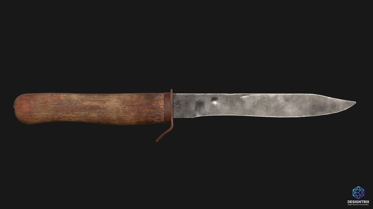 Media 1 for listing Knife 3D Model