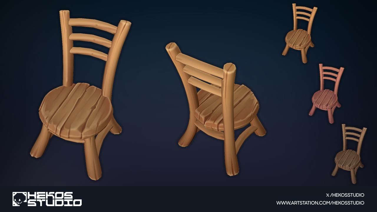 Media 1 for listing 10 Stylized Chairs