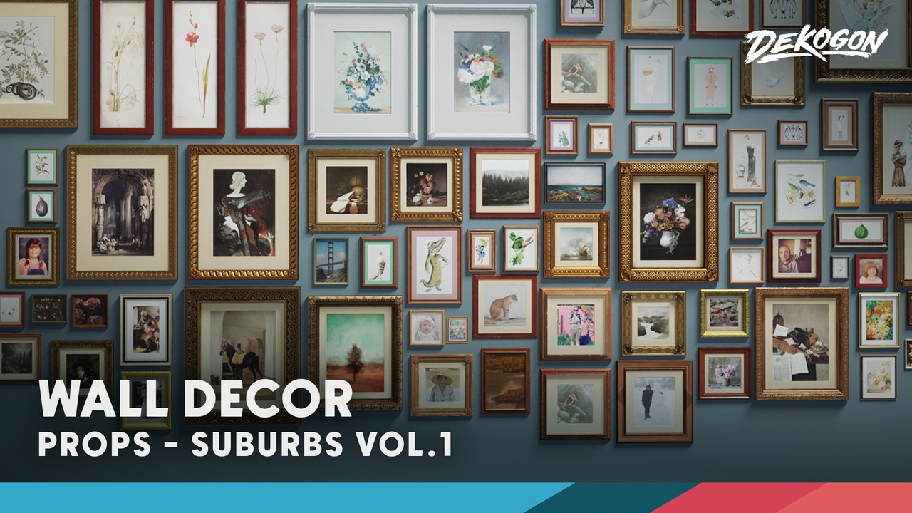 Media 1 for listing Suburbs VOL.1 - Wall Decor (Nanite and Low Poly)