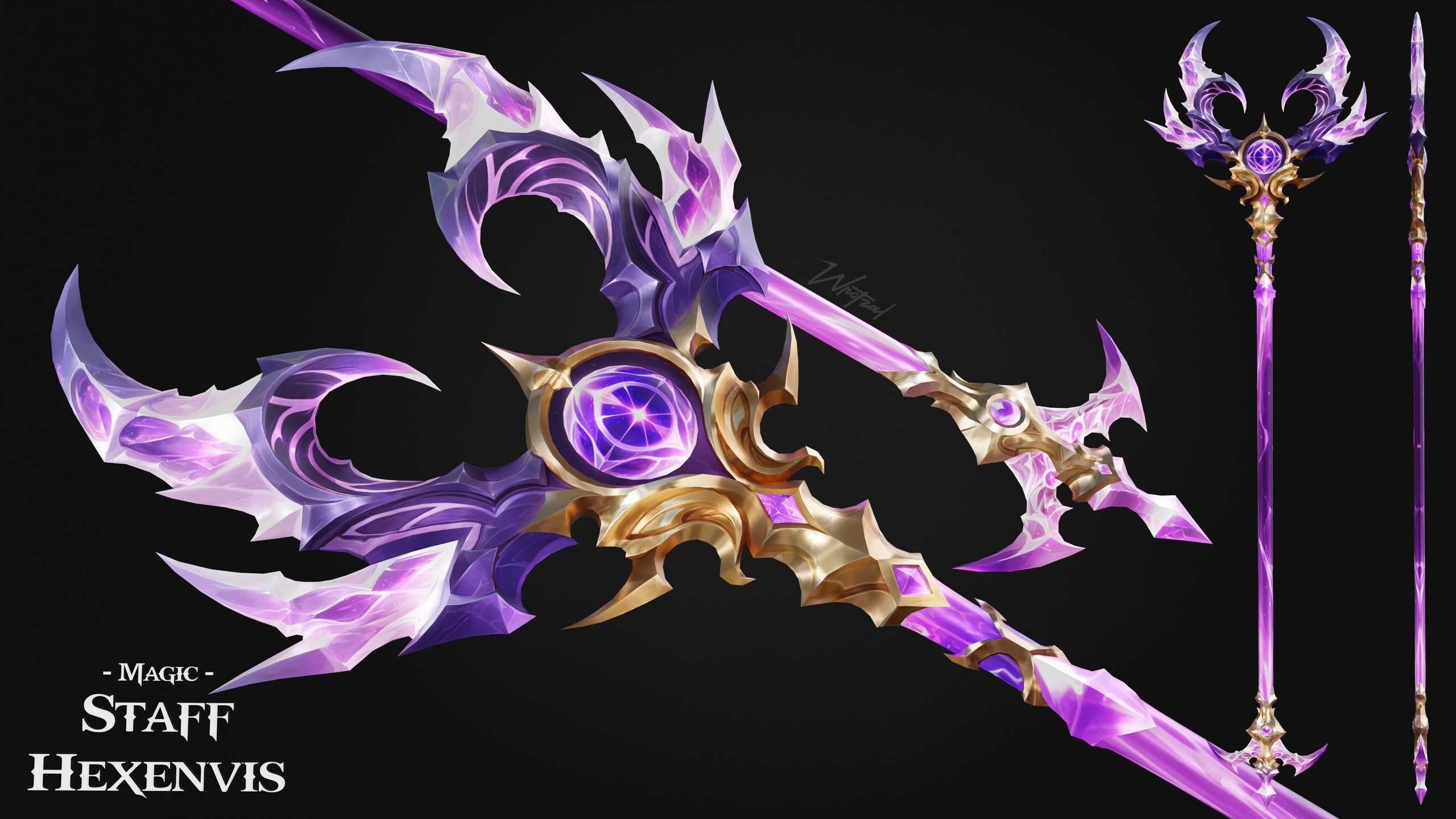 Media 1 for listing Staff Hexenvis [Stylized Fantasy]