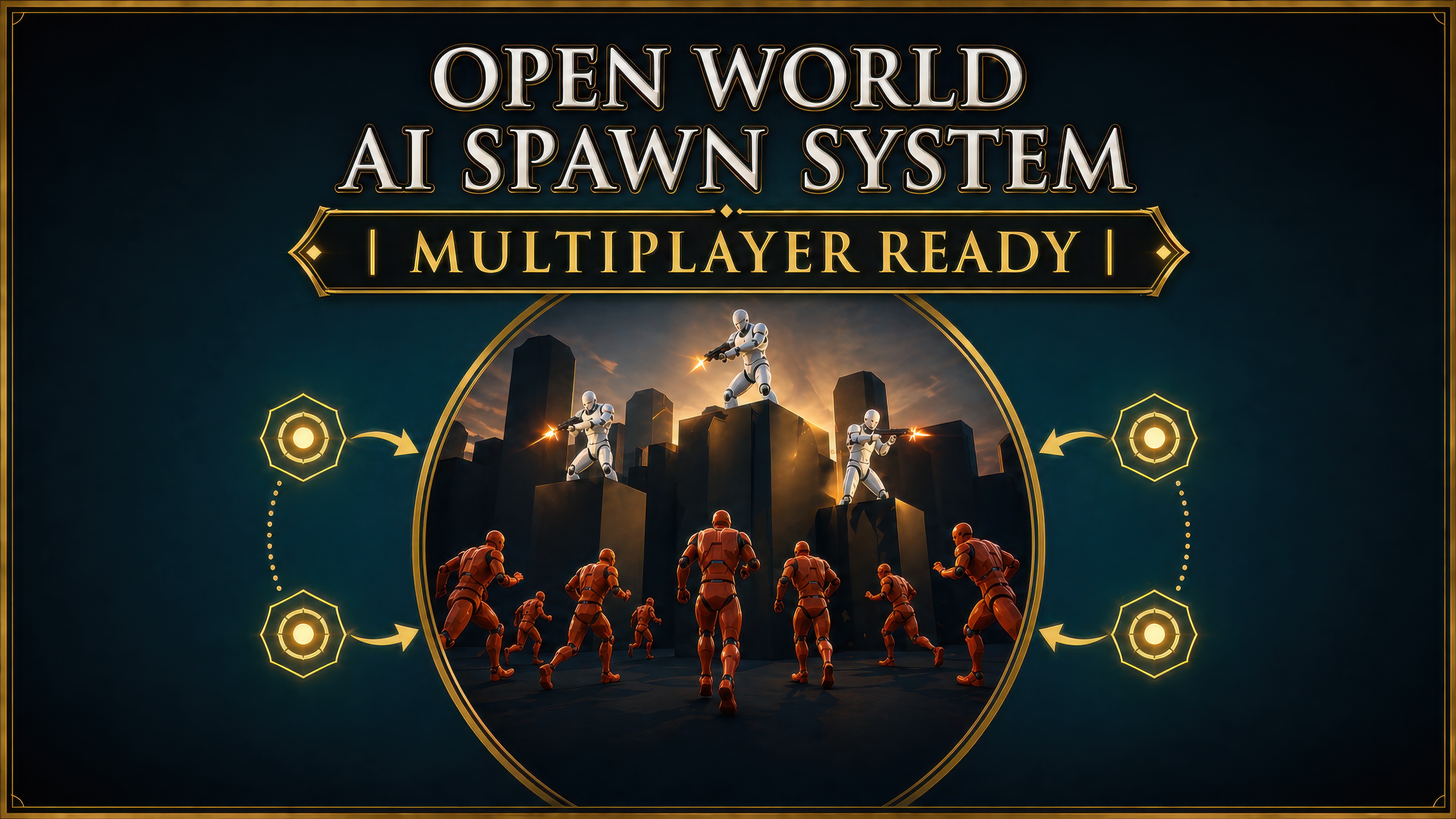 Open World AI Multiplayer Spawn System | Fab