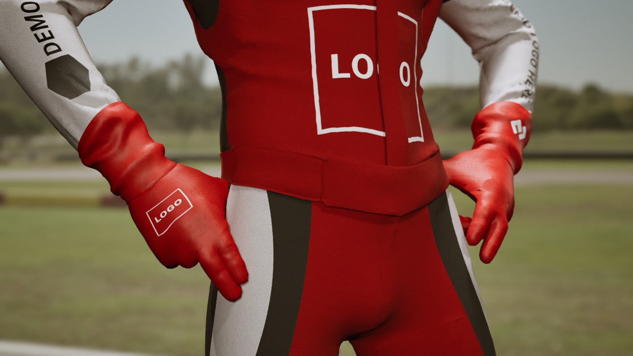 Media 1 for listing Racer Gloves | Racer Outfit | MetaHuman Compatible