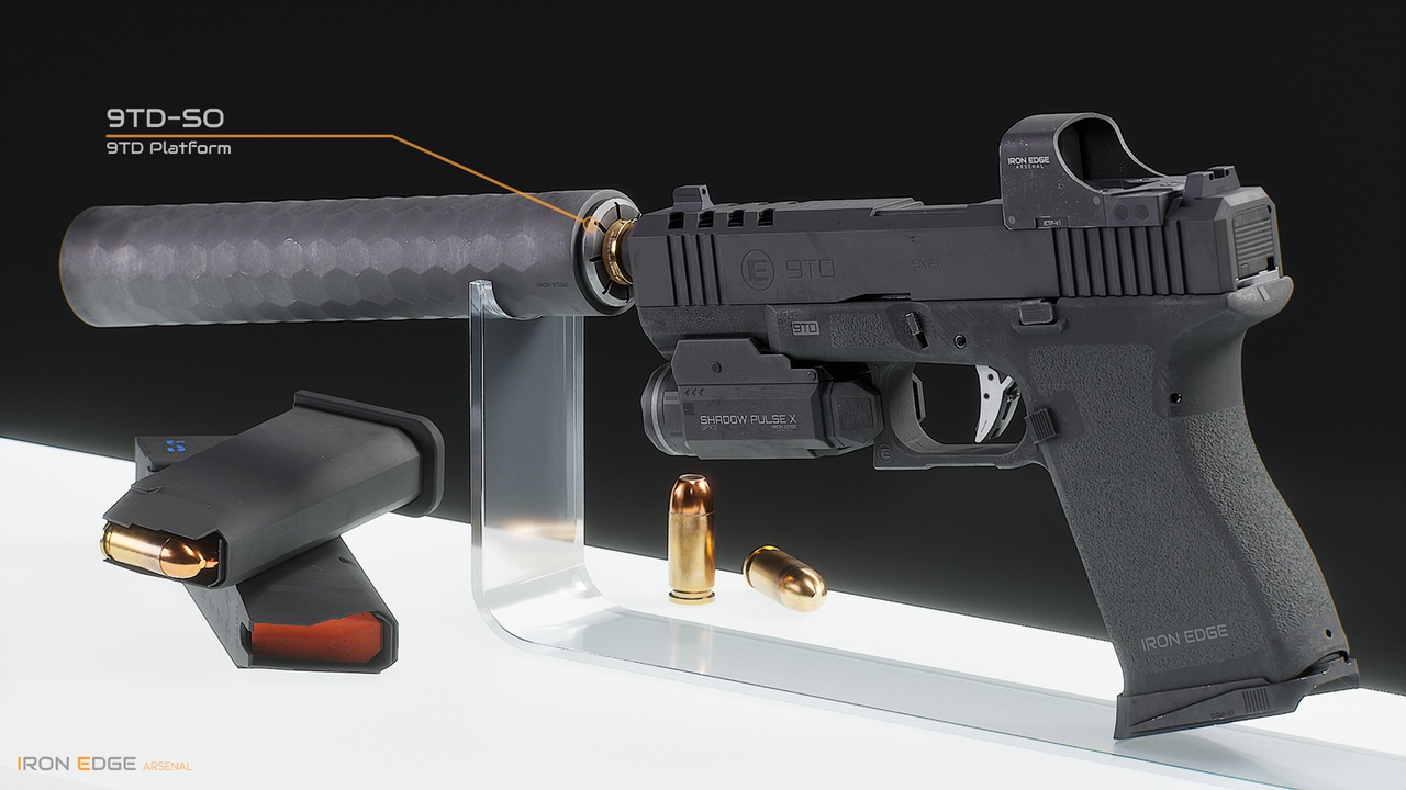Media 1 for listing IE Pro Kit – Suppressed Special Ops Pistol – 9TD-SO