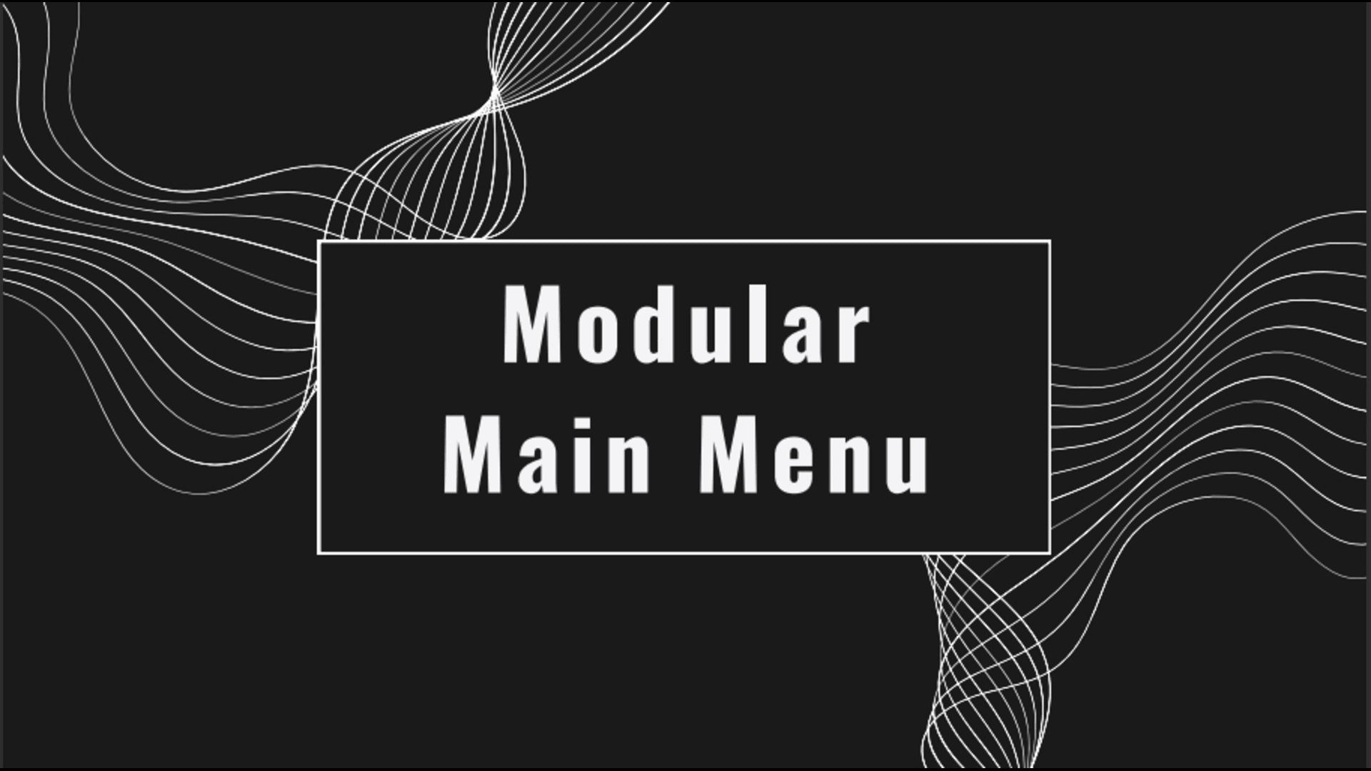 Modular Main Menu | Fab