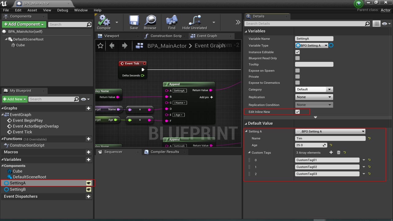 Blueprint EditInlineNew | Fab