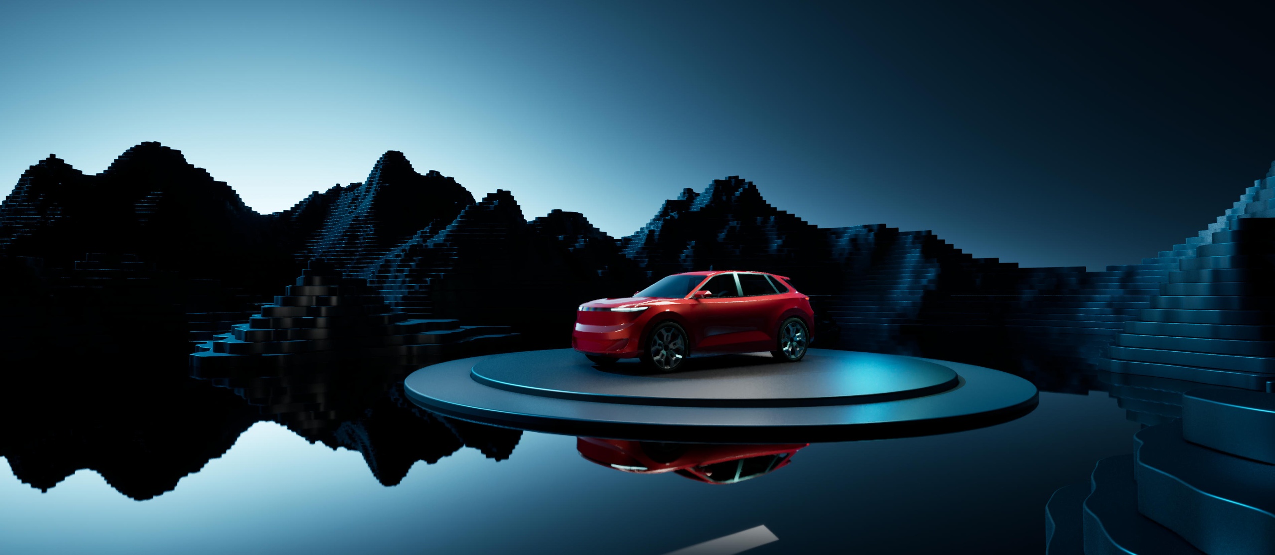 商品 Geometric Car Backgrounds v1.1 的媒体 1
